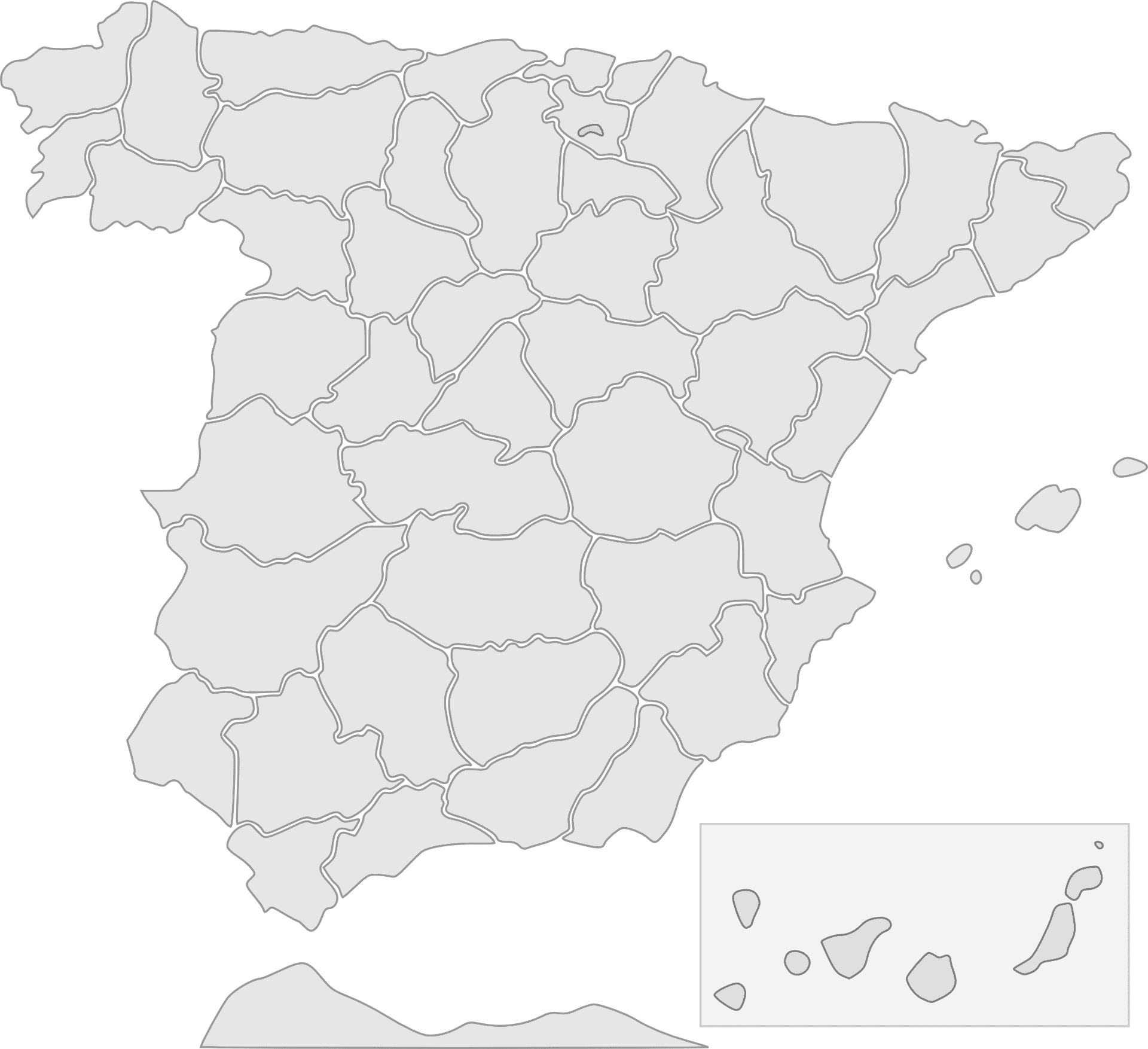Mapa Provincias España